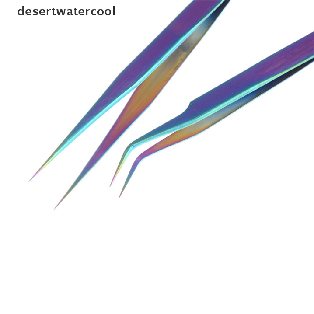 Deid Rain Colorful Stainless Steel Tweezer Stiker Kuku Berlian Imitasi Alat Pemetik Martijn