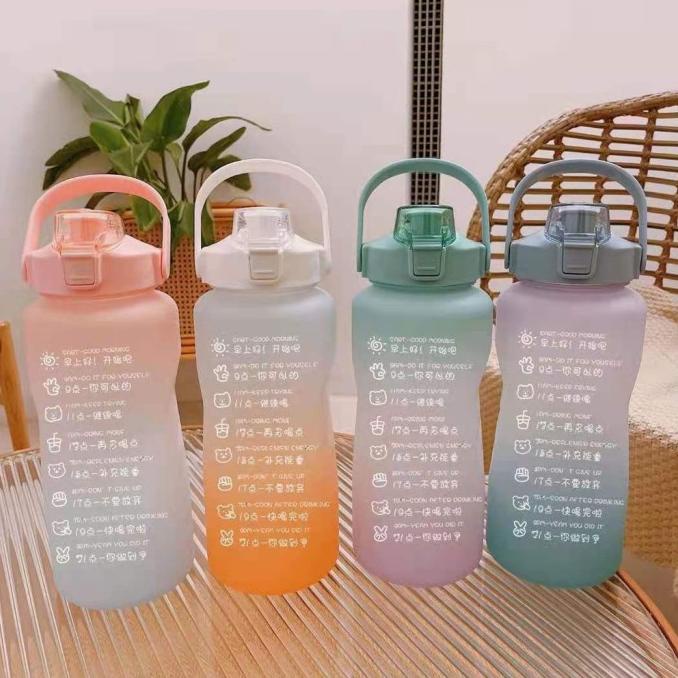 BOTOL KEKINIAN 2 LITER / BOTOL MINUM 2 LITER / BOTOL MINUM GRATIS STICKER / BOTOL MINUM VIRAL KOREA 