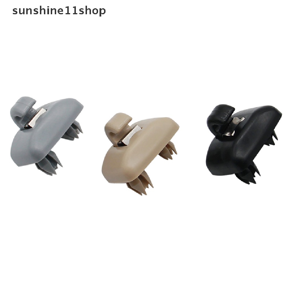 Sho Car Sun Visor Clip Holder Hook Gantungan Pengikat Klip Holder Untuk A3 A4 LA5 A6 LQ5 Q3 8U0857562A 8E0857562 Interior N