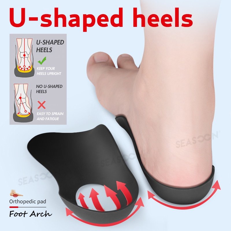 Unisex Ortopedi Dukungan Lengkungan Sol Kaki Datar Orthotics Siku Sol Sol
