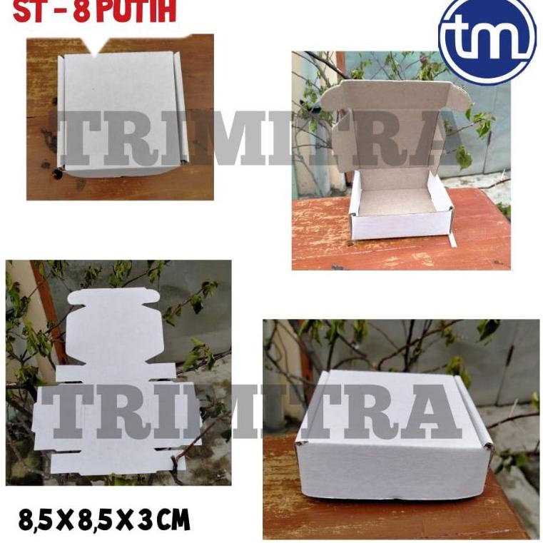 

PRODUCT TERLARIS B77 KOTAK ST-8 PUTIH KARDUS KARTON BOX PACKING CORRUGATED PUTIH POLOS ㄷ