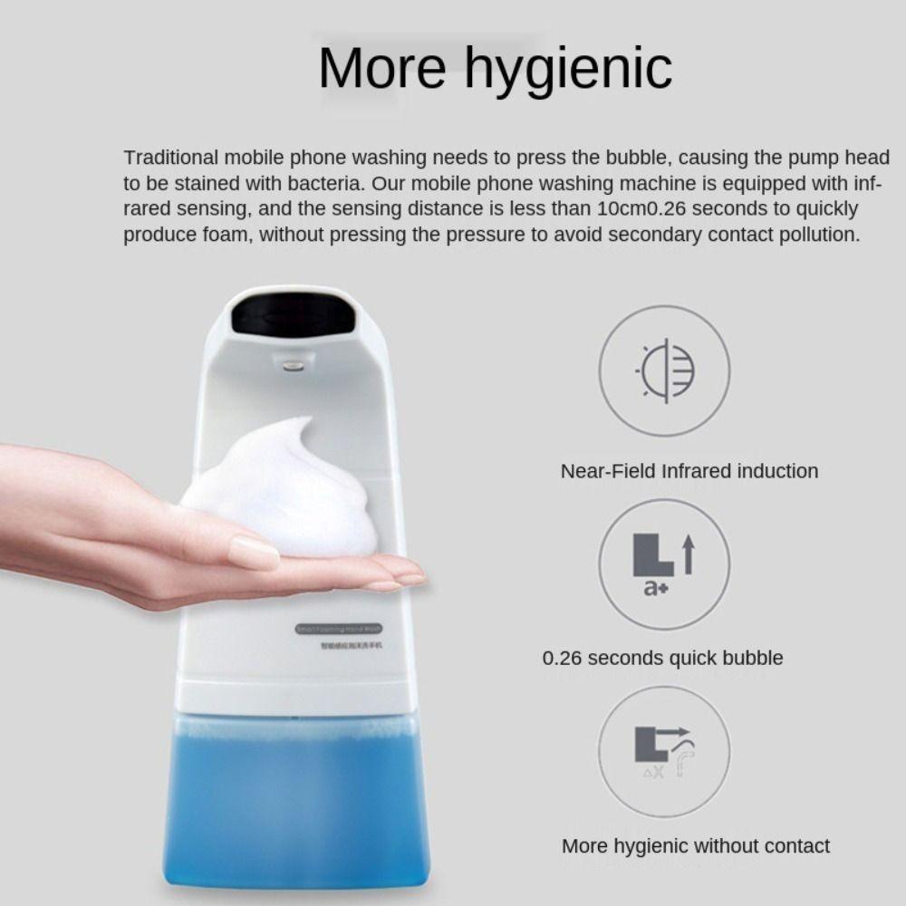 Populer Dispenser Sabun Hot Hands Free Hand Sanitizer Tempel Dinding Otomatis