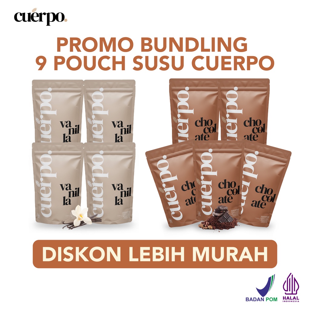 SUSU CUERPO 960 GRAM (PAKET 9 POUCH)