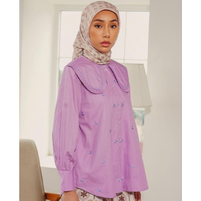 ZAYIRA TOP MAUVE || ALEZA LABEL