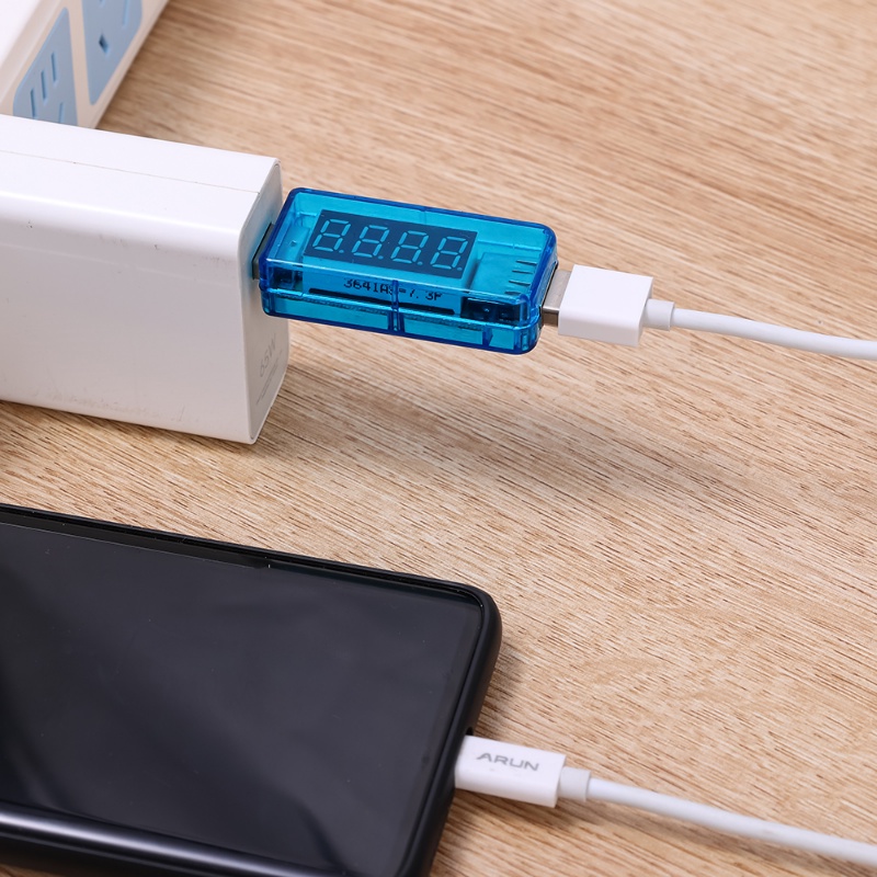 Usb Charger Tester Pengukur Arus Tegangan Dokter Voltmeter Ammeter Tester Kapasitas Baterai Handphone Power Detector