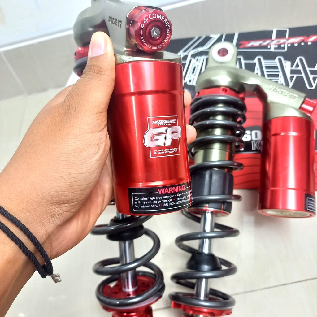 Shockbreaker Tabung Ride IT GP 299 NEW DOUBLE CLICK Series Skok 280mm 320mm 340mm NMAX FizR CB GL Megapro Tiger