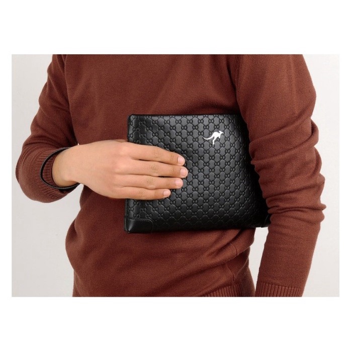 clutch pria Tas Tangan Pria kulit Impor Handbag Pria Wanita baru charm M9L8 putih tas tangan Kekinia