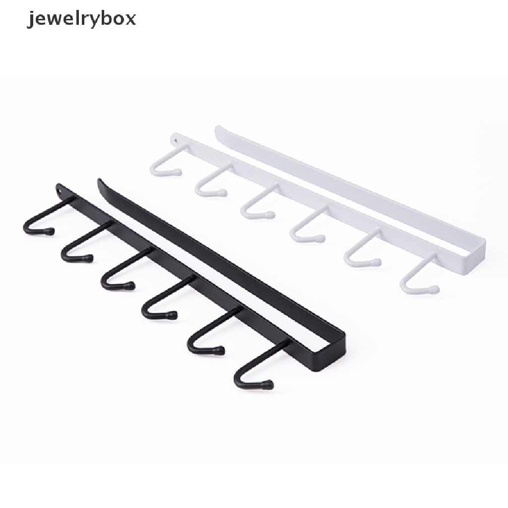 [jewelrybox] 6-hooks Kitchen Accessor Rak Penyimpanan Kait Baju Gantung Lemari Organizer Butik