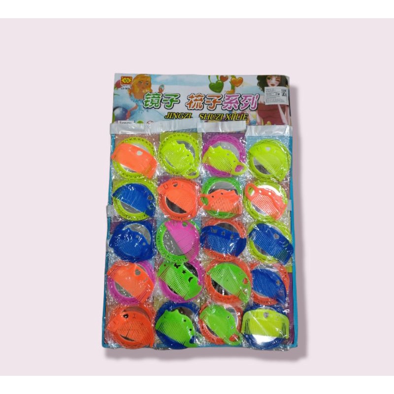 [20 Pcs] Mainan Anak Sisir Set Cermin Mini