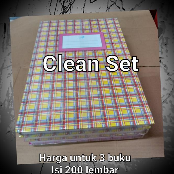 

Buku tulis folio hardcover 200 lembar