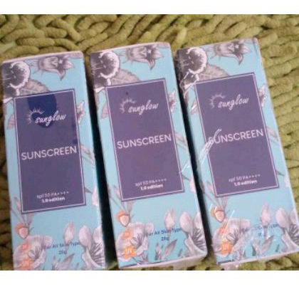 SUN GLOW SUNSCREEN | SUNGLOW SUNSCREEN KEMASAN BARU