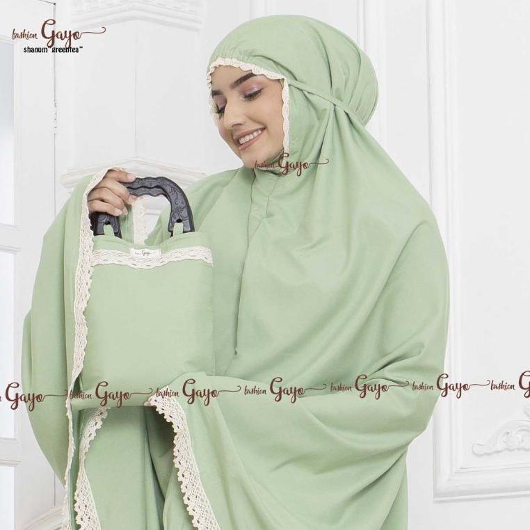 BEST SELLER Mukena Gayo mukena dewasa katun polos mukena renda rajut jumbo