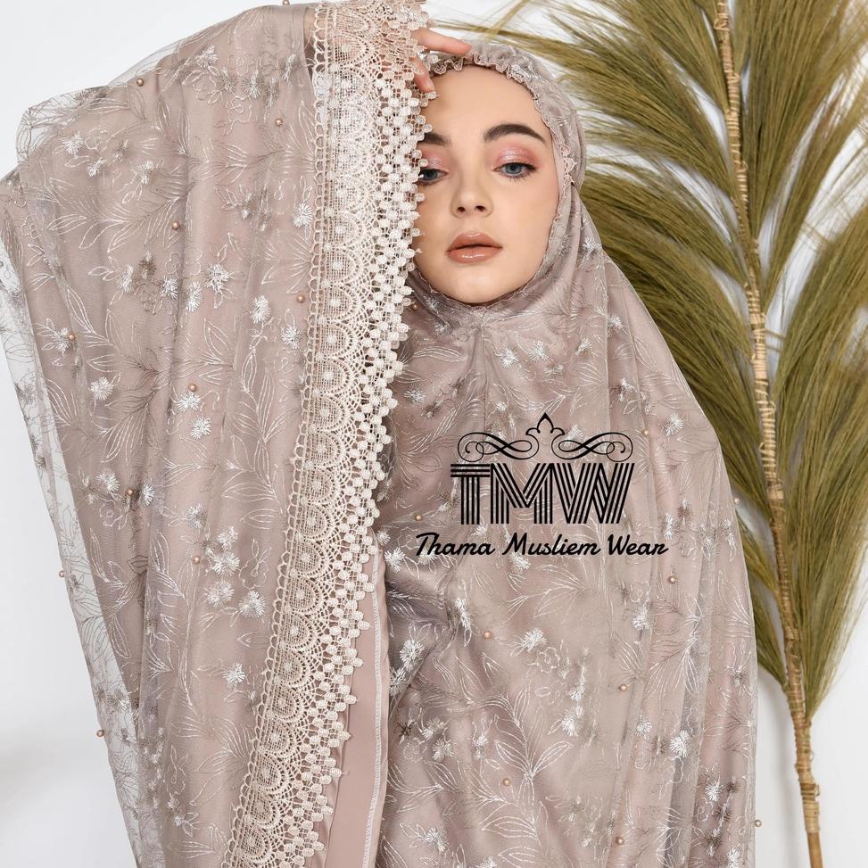 MURAH Mukena Dewasa Sutra Brokat Mewah