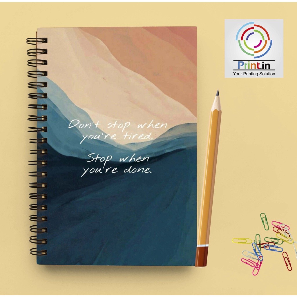 

Notebook Spiral Abstrak Aestetic Quotes Motif Softcover