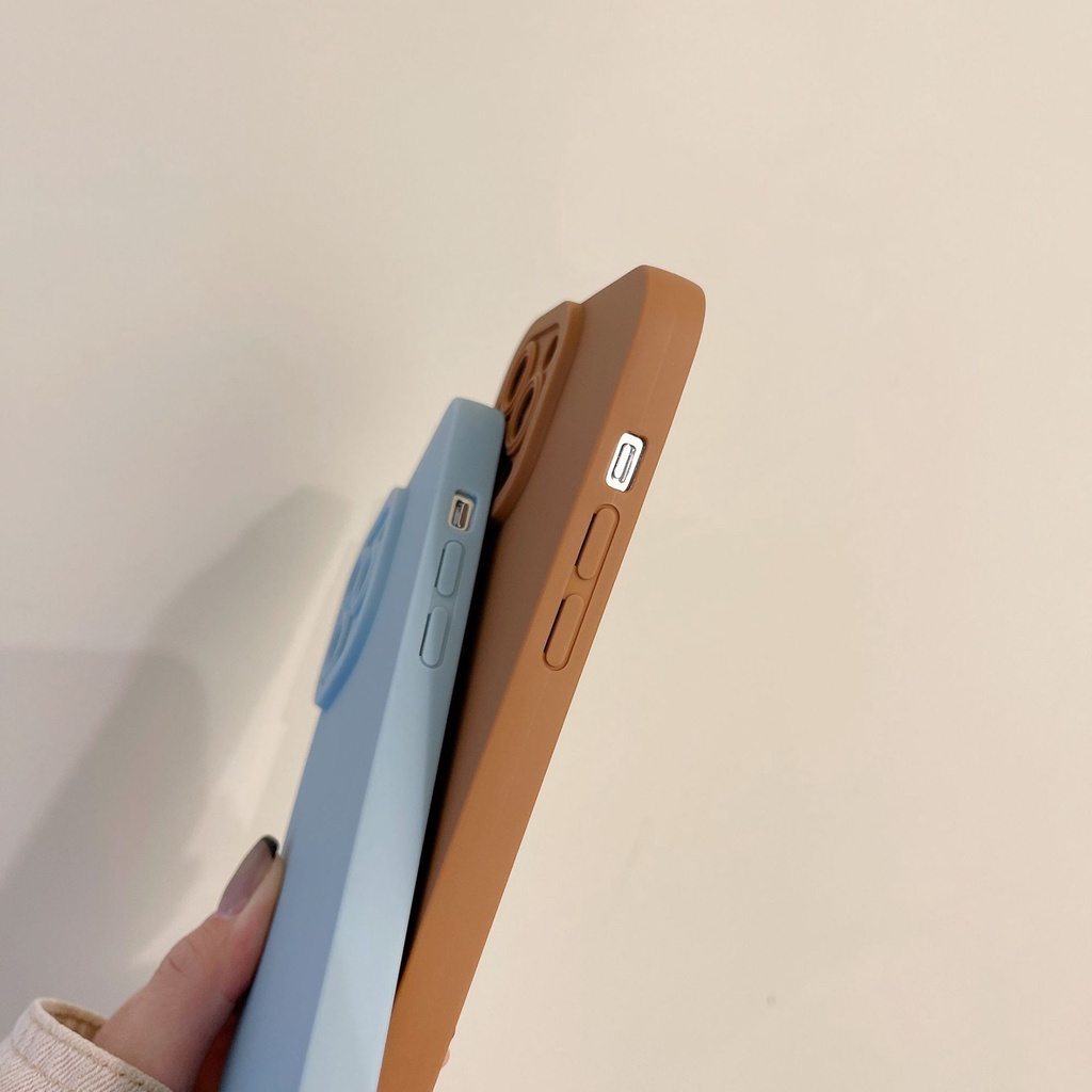 IPHONE Ins Style Simple Pure Color Skin Friendly Phone Case Untuk Iphone14 13 12 11 Pro Max X XS Max XR 78 Plus Canggih Shockproof Dan Tahan Jatuh