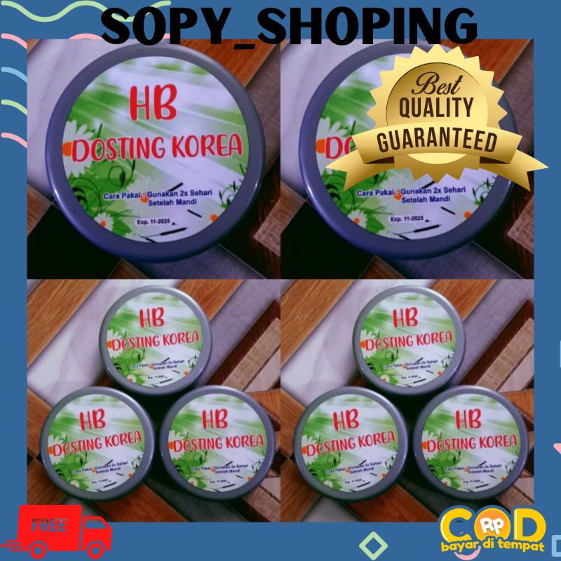 HB DOSTING KOREA // PEMUTIH AMPUH // HB DOSIS TINGGI