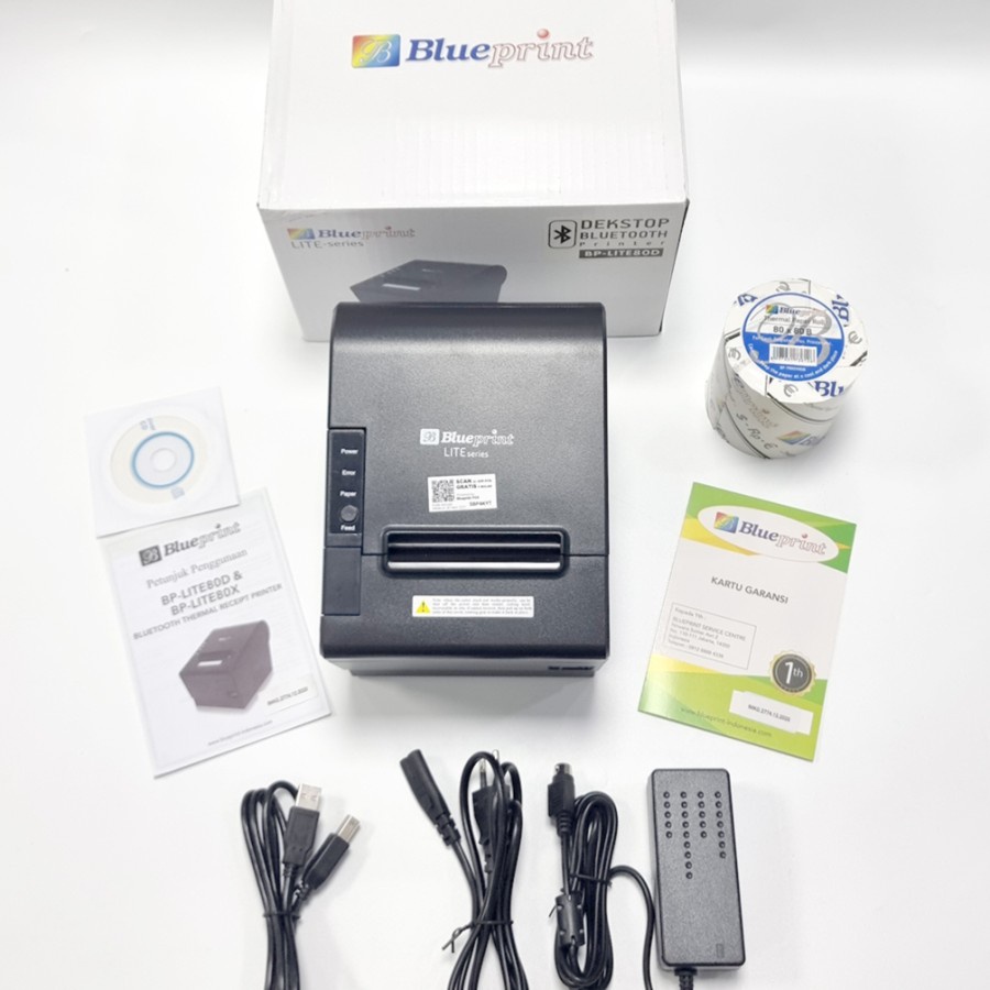 Printer Kasir Thermal BLUEPRINT Lite80D (USB + Bluetooth + RJ11)