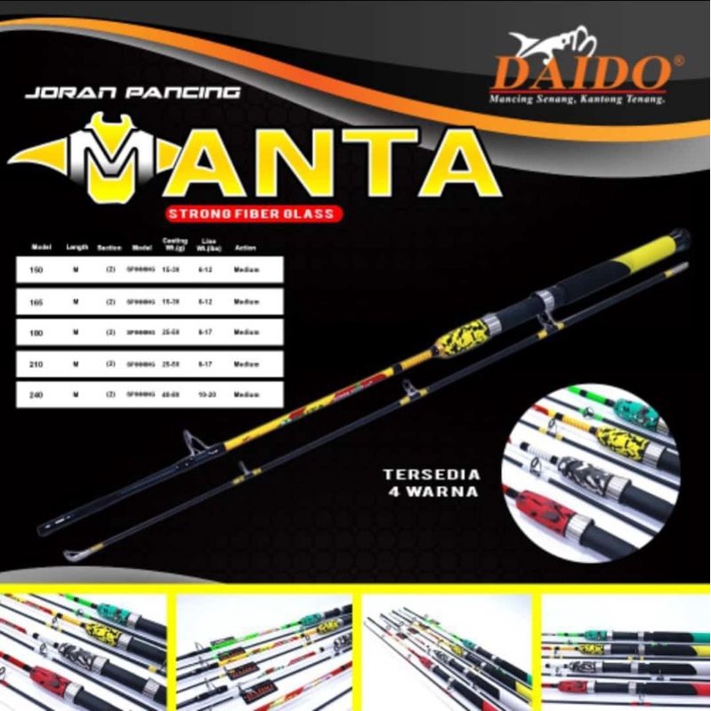 JORAN PANCING FIBER DAIDO MANTA SOLID 150 165 180