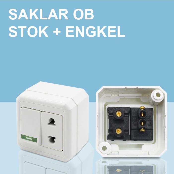 Saklar Lampu Outbow / Saklar OB Series Asli Kuningan