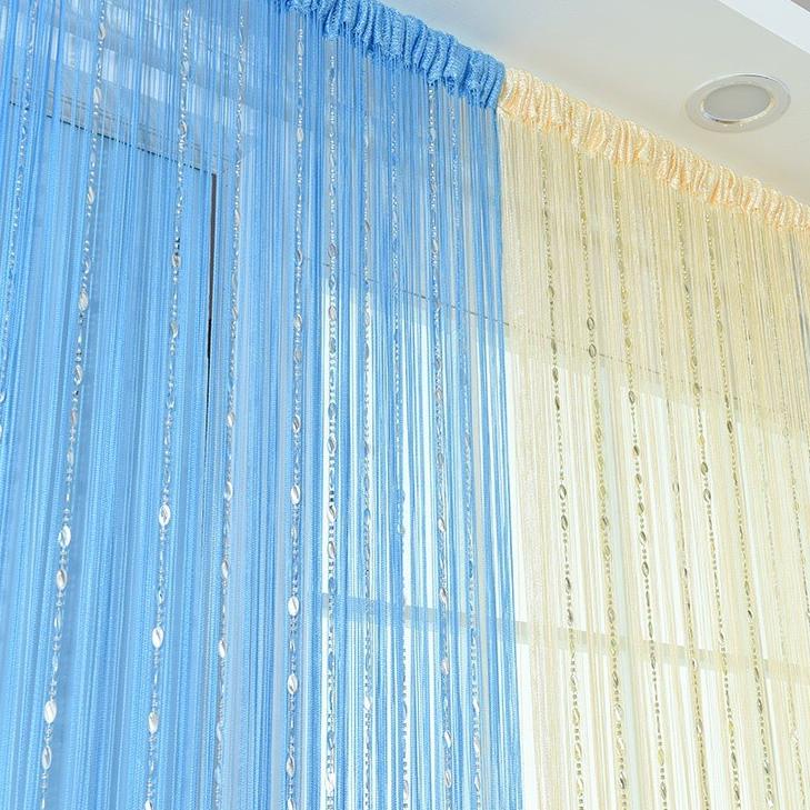 ✺ Tirai pintu mute kuaci/ tirai benang pintu/ tirai dekorasi/ tirai pembatas ruangan/ tirai pintu ♂