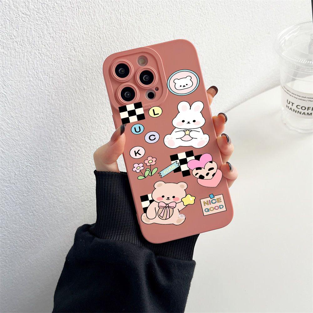 Softcase Casing Cantik CC36 for Iphone 6 6s 6g 6+ 6s+ 7 8 7+ 8+ X Xs 11 12 13 14 14+ Plus Pro Max