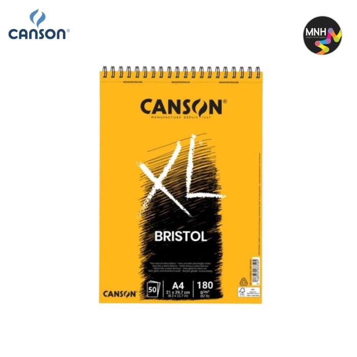 

Terlaris Drawing Book Canson Xl Bristol 180G A3 - A4