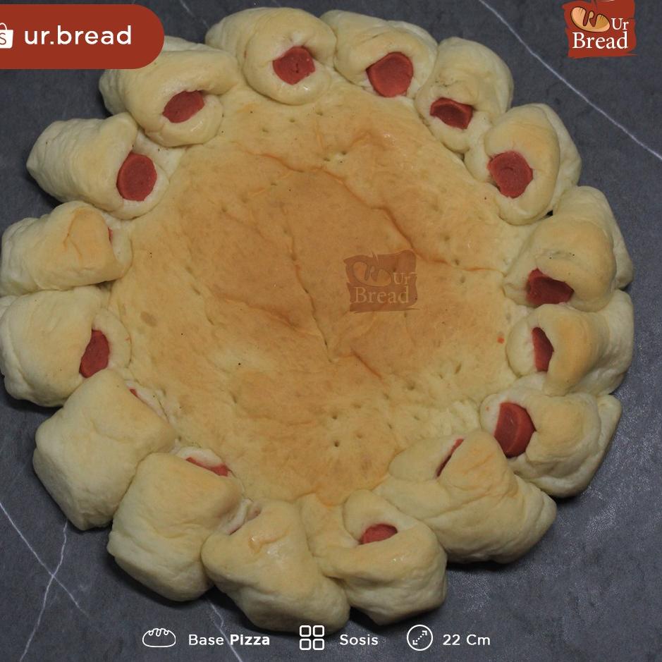 

U27 Roti Pizza Sosis Ukuran 22cm | Base Pizza Sosis 22cm WOW BANGET ㅗ