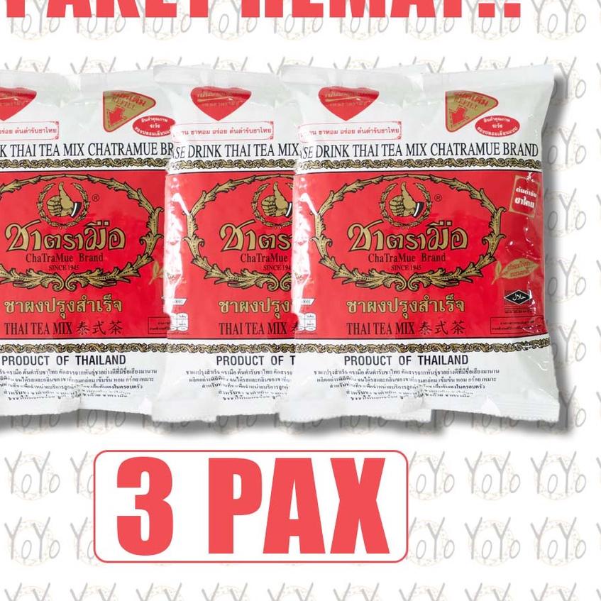 

✧ YoYo PAKET HEMAT THAI TEA ORIGINAL THAILAND 400gr 3bungkus ☻