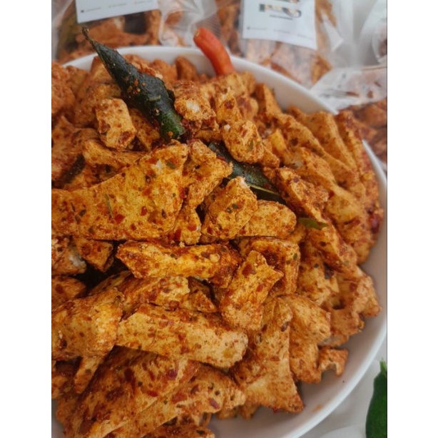 

CEMILAN KRIPIK BASRENG PEDAS DAUN JERUK KEKINIAN 250gr/500gr