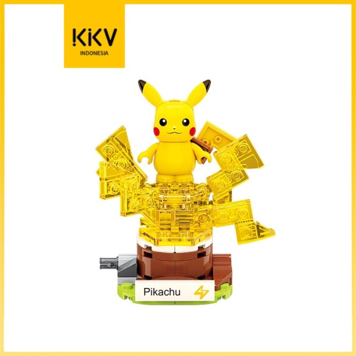 Terlaris Kkv Keepley Mini Poke Block Toy / Mainan Brick Balok Susun Diy Pokemon