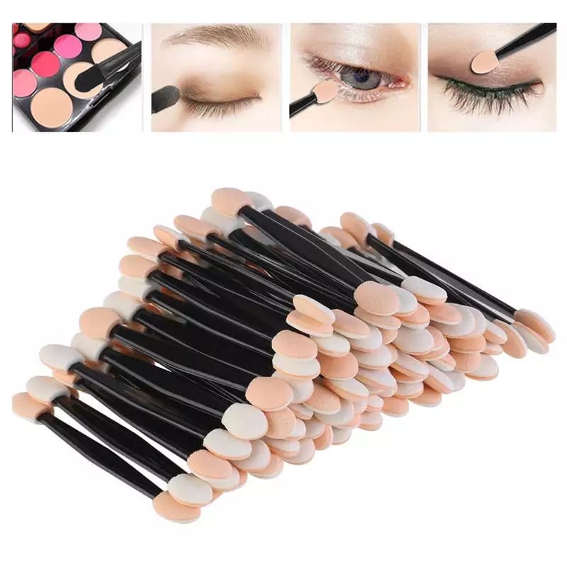 Disposable Lip Brush Wand Applicator / Mascara Wand Brush Sisir Mascara / Eyeliner Wand Brush 1 PACK 50pcs