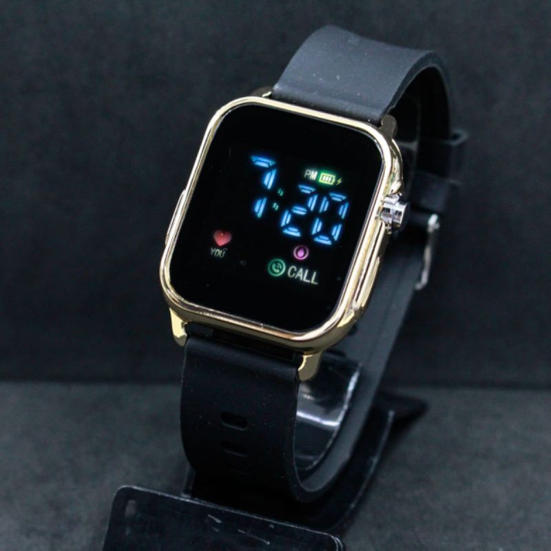 Jam Tangan LED WACTH Terbaru Strap Silikon Tahan Air Unisex (Pria/Wanita) Digital Warna Top / Jam Tangan Led Kekinian Pria/Wanita Terlaris Murah Cod