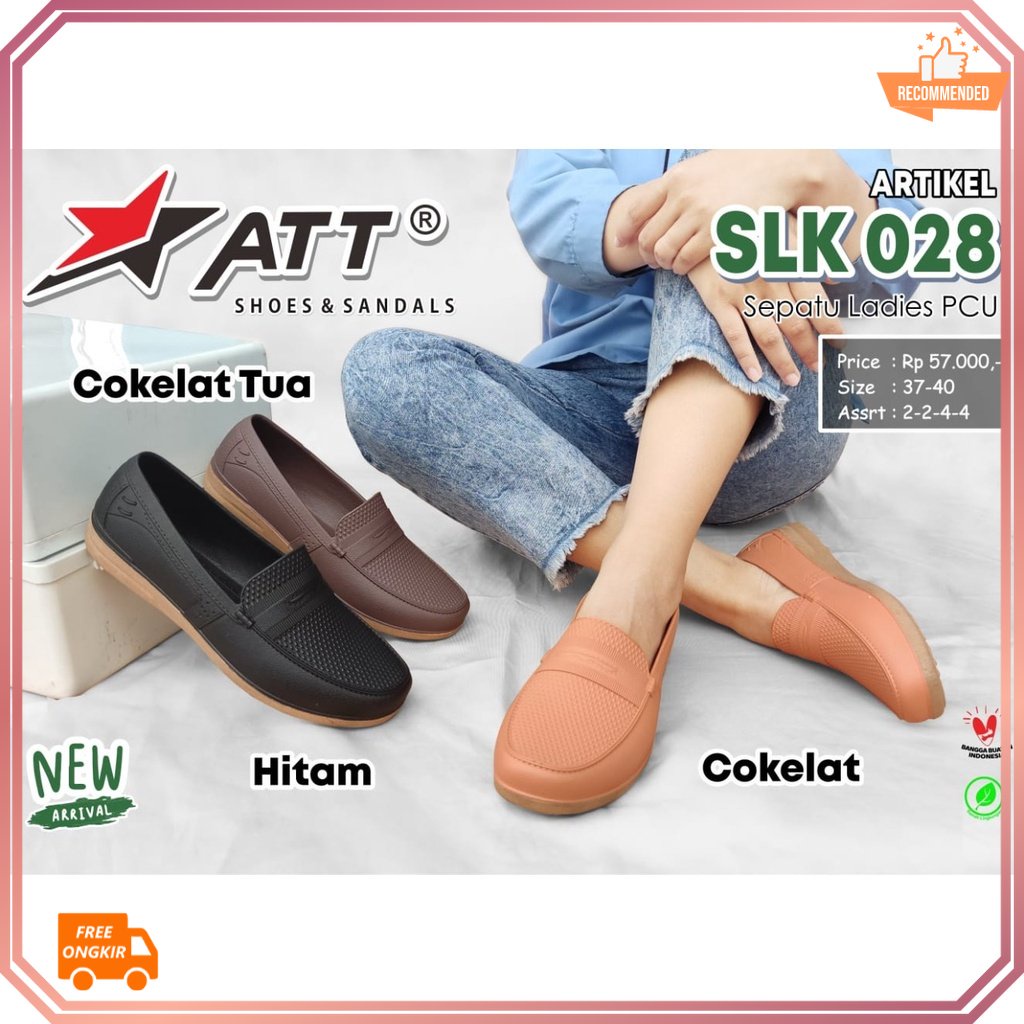 My baby Sepatu Slop Wanita Bahan Karet SlipOn Att SLK028