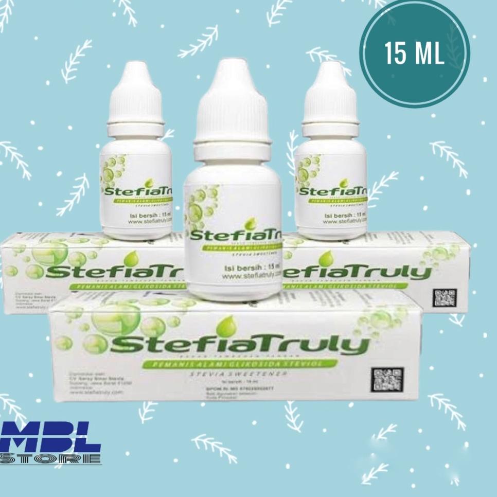 

♗ Stevia truly gula Stefia / pemanis alami stevia / Gula tetes 15 ml ✱
