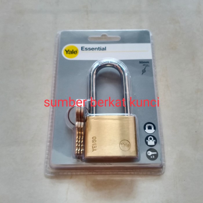 Terlaris Gembok Yale 50Mm Panjang / Gembok Yale Essential 50Mm Panjang