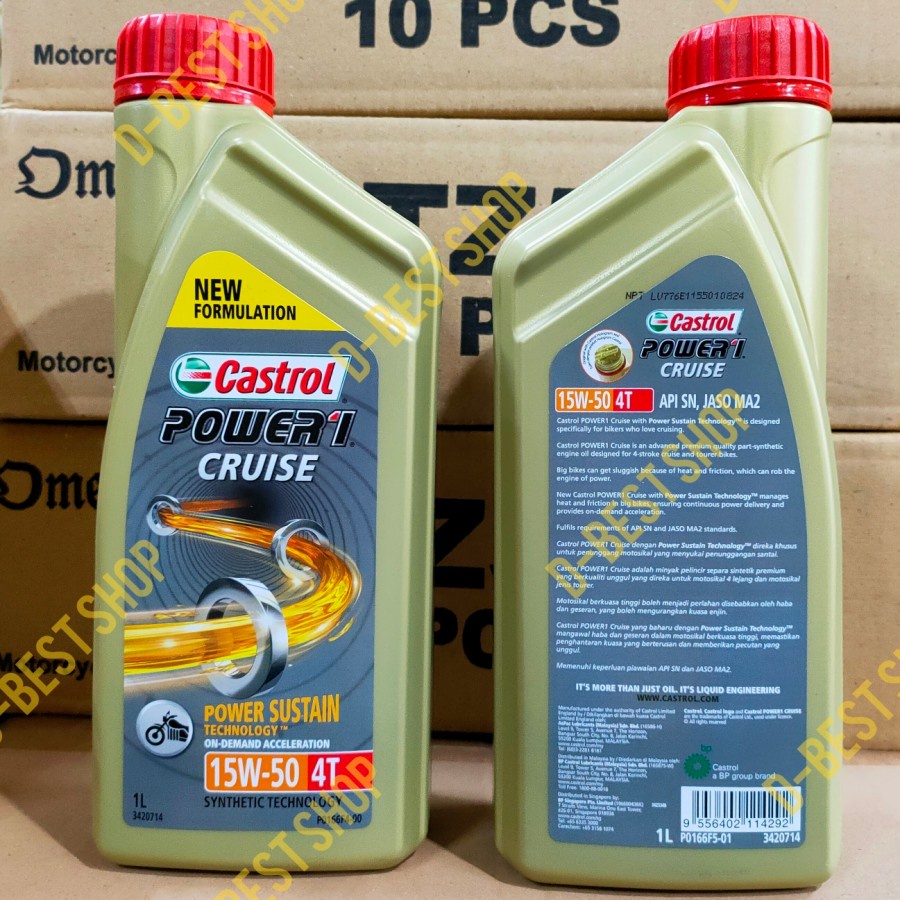 OLI Motor CASTROL POWER1 CRUISE | SETARA MULTI POWER 15/50 - 1 liter