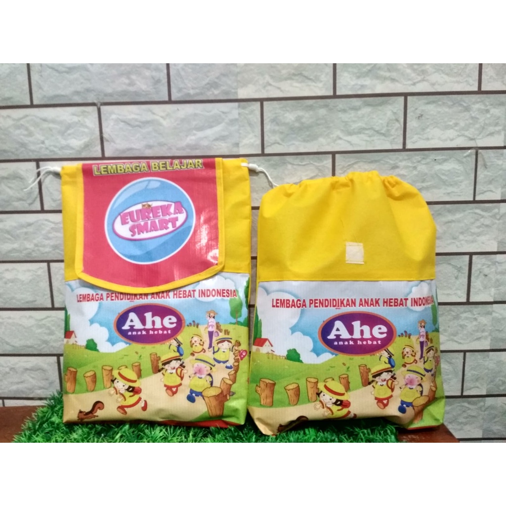 TAS PROMOSI RANSEL AHE/SOUVENIR TAS BIMBEL RANSEL