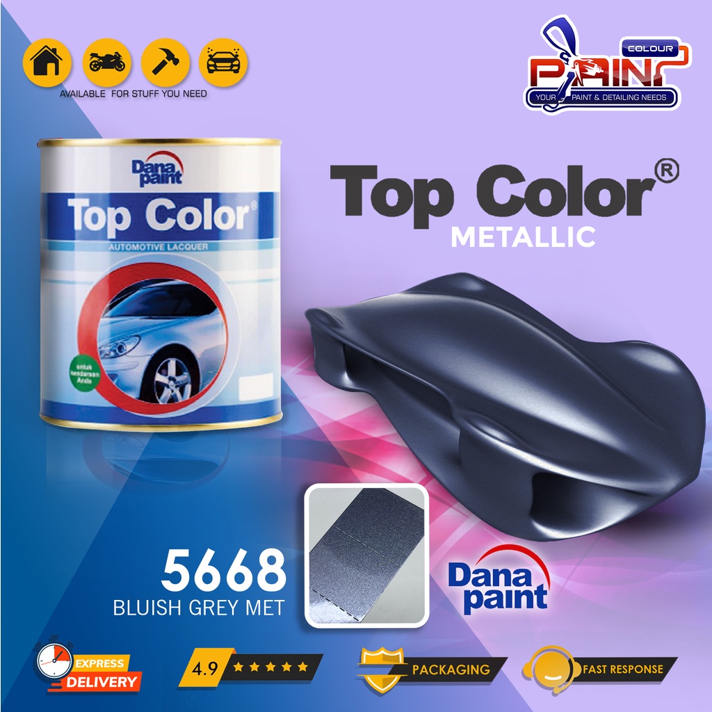 Top Color Metallic 5668 Bluish Grey Met - Cat Duco