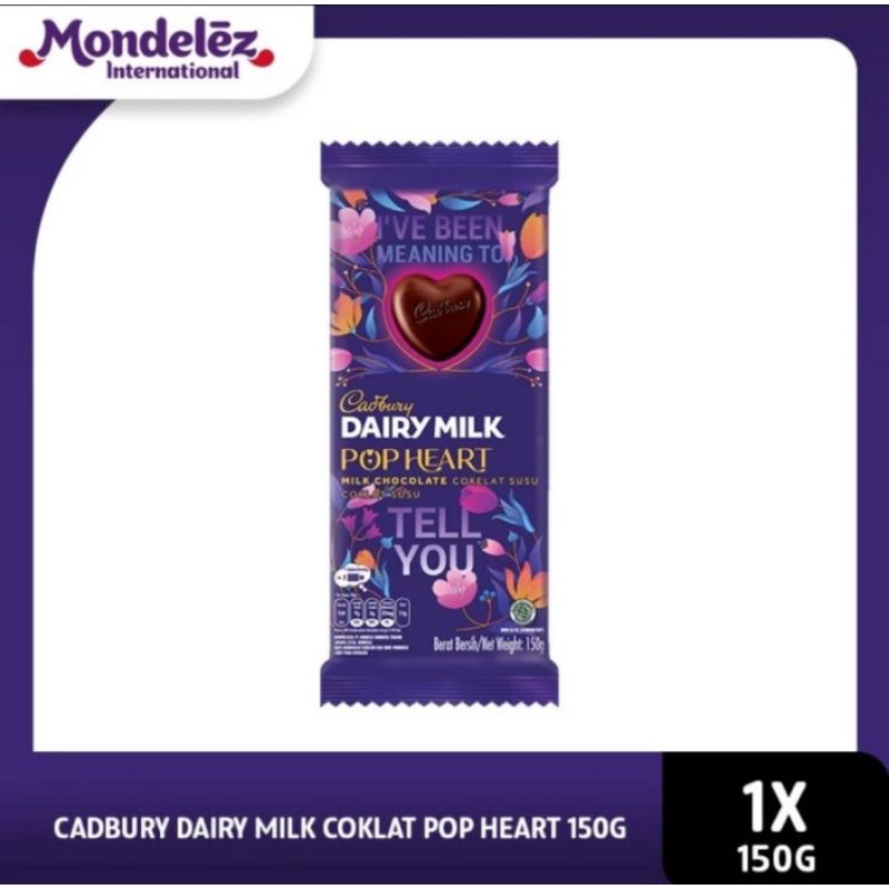 

Cokelat Cadbury Dairy Milk Pop Heart 150 Gr