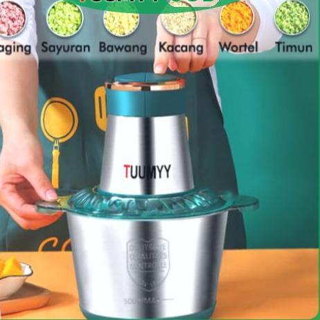 ✮ (TUUMYY) BLENDER STAINLESS MULTIFUNGSI {2L} TM-0810 ♪
