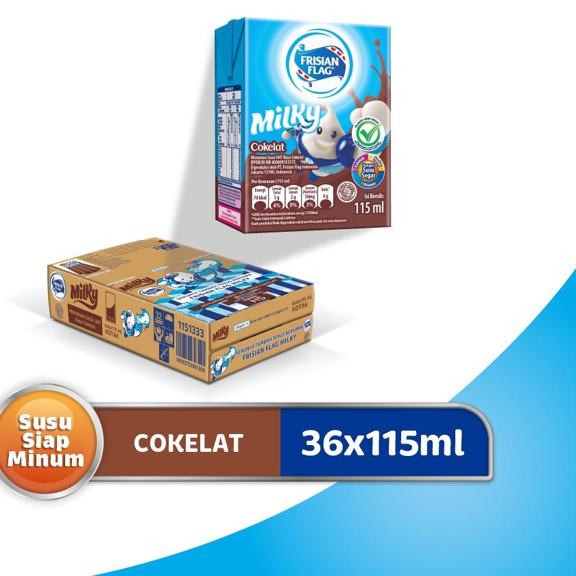 

♠ Frisian Flag UHT Milky Chocolate 115ml (36pcs) Multipack ♗