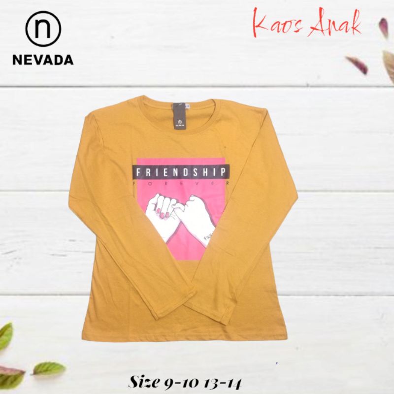 Kaos Anak Lengan Panjang Nevada