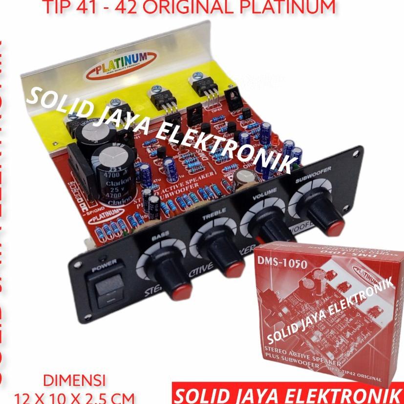 ℗ KIT POWER SPEAKER AKTIF DMS-1050 TR FINAL ASLI TIP41 TIP42 TRANSISTOR ASLI TIP 41 42 ORIGINAL PLUS