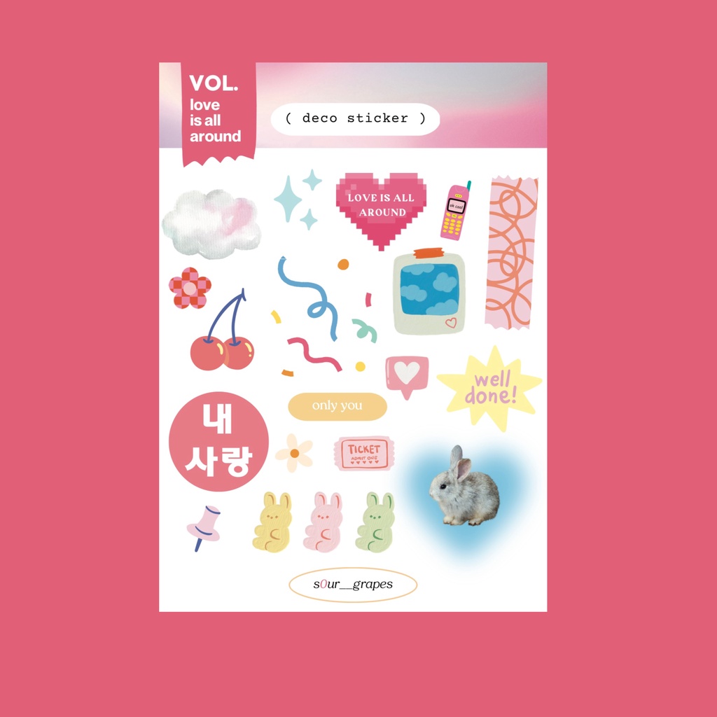 

Deco sticker set