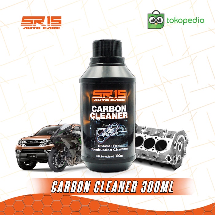 Sr15 Carbon Cleaner 300Ml Terbaik Pembersih Ruang Bakar Mobil Motor