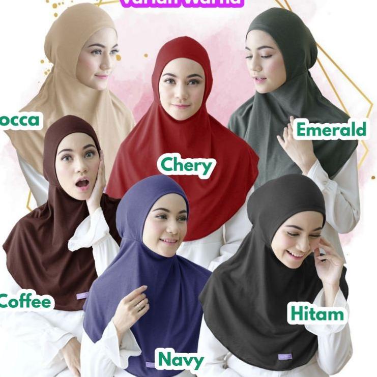 ➫ Momiasi - Inner Hijab Antem Ciput Daleman Hijab Inner Ninja Hitam ➫