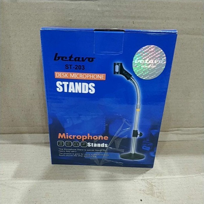 stand mic meja/podium body besi betavo St 203 / stand microphone