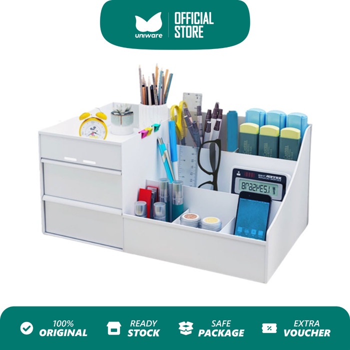 

Terlaris Kotak Rak Tempat Penyimpanan Stationary Alat Tulis Meja Kantor Kerja