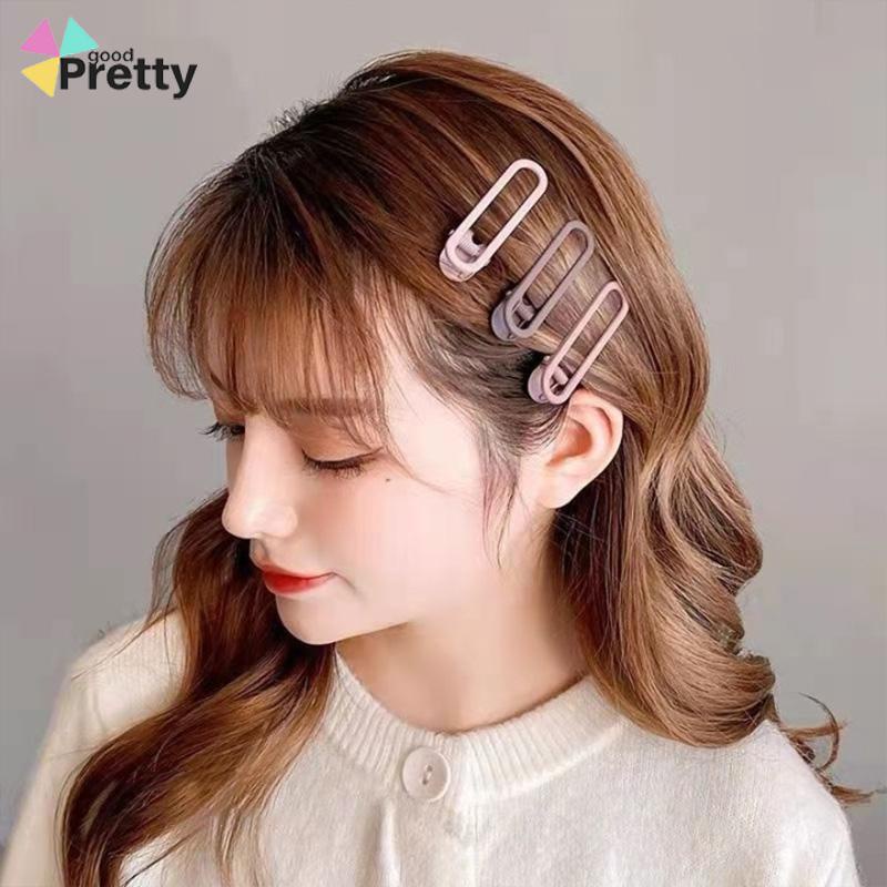 3ps Jepit Rambut Berwarna ditarik Untuk Wanita Hair Accessory - PD