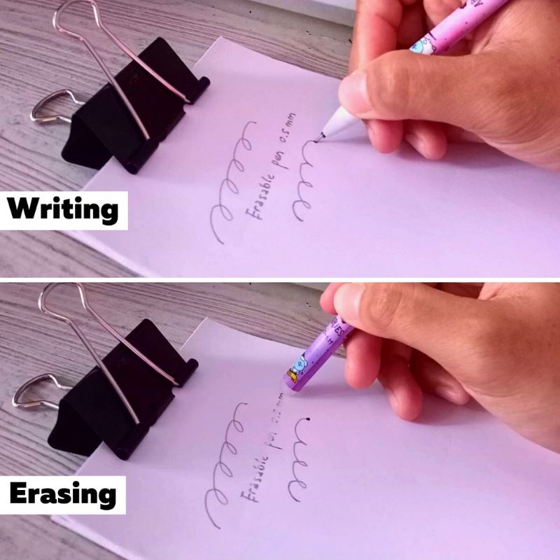 

Pulpen Gel Dapat Dihapus Karakter BT21 Zodiak Series - Bolpen Pena Ajaib Alat Tulis Sekolah Kantor HB 0.5mm Wonder Gel Pen Erasable Ballpoint Perlengkapan Menulis Anak include Penghapus Unik